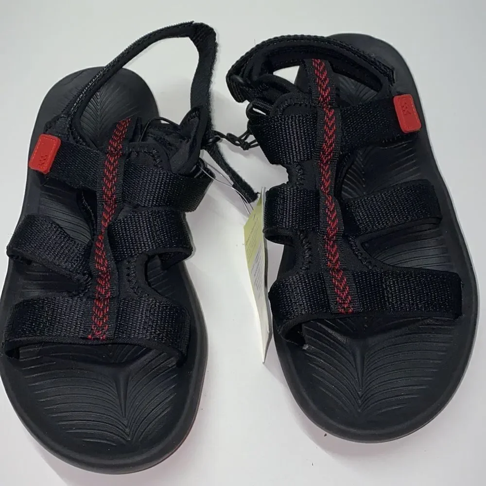 🐘all in motion sandals kids shoes New Black